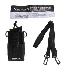 Free shipping MSC-20C Nylon Radio Case Bag Holder Pouch For Baofeng UV-B5 UV82 UV8 D GT-3 UV5R 2024 - buy cheap