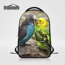 Dispalang Unicorn Laptop Backpack For Teenage Girls Boys Parrot Animal Printing Mochila Masculina Women School Bags Male Bagpack 2024 - buy cheap