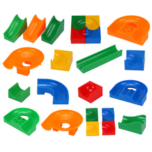 DIY Marble Race Run Maze Ball Track Building Blocks Accessories Plastic Funnel Slide Bricks Compatible blocks 2024 - buy cheap