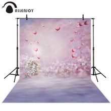 Allenjoy 14 Valentine's day photography backdrop heart love flower balloon wedding background photo studio photocall photophone 2024 - buy cheap