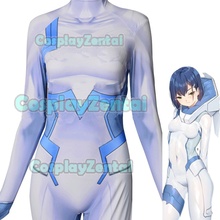 Darling in the Franxx Ichigo Cosplay Costume  3D Spandex Printing Anime Zentai Bodysuit for Halloween Party 2024 - buy cheap