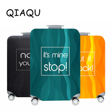 Capa protetora para bagagem elástica com listras coloridas, capa protetora para bagagem de tamanho 18-32 com engrossador, acessórios de viagem reconhecíveis 2024 - compre barato