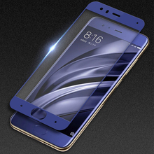 Закаленное стекло для Xiaomi mi6 mi 6, защита на весь экран 2.5D 9H, Защитная пленка для Xiaomi mi6 pro m6, стекло для телефона, черный, синий 2024 - купить недорого