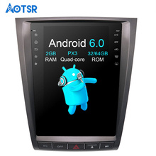 Aotsr Android 6.0 Tesla style Car No DVD Player GPS Navigation  for Lexus GS GS300 GS350 GS450 GS460 Unit Stereo Multimedia 2024 - buy cheap