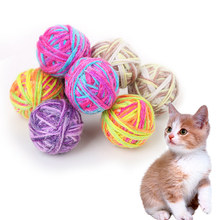 Pack Yarn Ball Cat Toy Interactive Cat Toys Play Chewing Rattle Scratch Catch Pet Kitten Cat Exrecise Toy Balls. 2024 - buy cheap