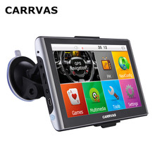CARRVAS 7 inch Capacitive Screen car GPS navigation, DDR 256 MB, 800Mhz CPU 8GB ROM, 2019 Europe maps or Russia Navitel maps 2024 - buy cheap