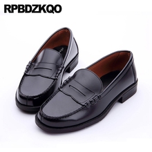 Office British Style 11 Waterproof Italian Black 2021 Luxury Brand Shoes Men Business Loafers Runway Dress Brown Big Size Italy 2024 - buy cheap