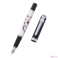 Fountain Pen Medium Nib 0.5mm Business Supplies For School Student Plum Blossom 2024 - buy cheap
