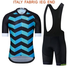 Etixxl 2022 verano ciclismo camisa de manga curta verão respirável bib shorts bicicleta roupas secagem rápida 2024 - compre barato