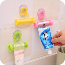 2 Pcs Rolling Toothpaste Squeeze Press Bathroom Tube With Strong Suction Cup Storage Hook Organizer Holder Random Color 2024 - buy cheap