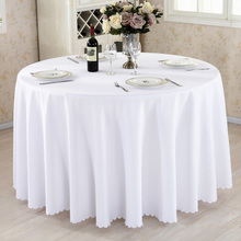 Camping Solid Round Tablecloth Color Table Cloth White Table Linen Hotel Party Wedding Tablecloth Dining and Coffee Table Cover 2024 - buy cheap