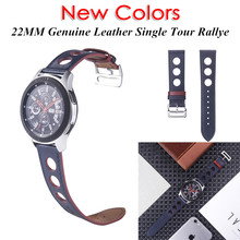 Correa de cuero genuino de liberación rápida para reloj Samsung Galaxy, correa de reloj Rallye de 22mm, 46mm, Classic Gear S3/Frontier 2024 - compra barato