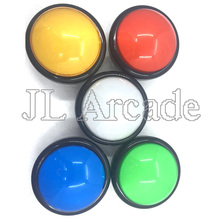 100mm Big Round Push Button LED Illuminated with Microswitch for DIY Arcade Game Machine Parts 5/12V Large Dome Light Switch 2024 - buy cheap