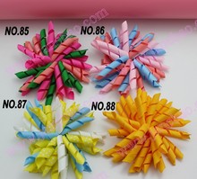free shipping 45pcs 3.5 inches korker bows (SEW ONES) chevron ribbon bows  colorful girl hair clips 2024 - buy cheap