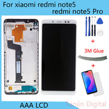 ЖК-дисплей 5,99 дюйма для Xiaomi Redmi note 5 / Note 5 pro с сенсорным экраном и дигитайзером в сборе с рамкой 2024 - купить недорого