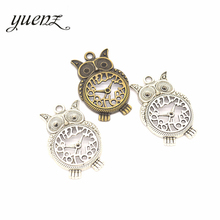 YuenZ 2pcs Antique Silver color European Bracelets owl Charm Pendants fit Jewelry Making Findings DIY Charms Handmade D113 2024 - buy cheap