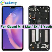 Para xiaomi mi8 lite display lcd tela de toque digitador assembléia para xiaomi mi8 lite lcd 8 juventude 8x mi 8 lite tela lcd substituir 2024 - compre barato