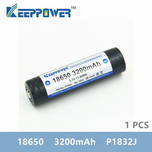 1 шт. KeepPower 3200 мАч 18650 защищенная литий-ионная аккумуляторная батарея 3,7 V P1832J Прямая поставка оригинальный 2024 - купить недорого