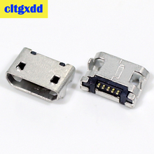 cltgxdd 50pcs Micro USB 5pin B Type Female Connector For Mobile Phone mobile power USB Jack Connector 5 pin Charging Socket 2024 - buy cheap