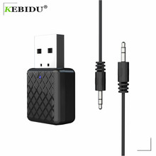 KEBIDU-miniadaptador USB Bluetooth 3,5 para coche, receptor transmisor para casa, TV, altavoz Heaphone, 5,0mm 2024 - compra barato