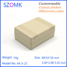 plastic enclosure for electronics plastic case (1 pcs) 88*63*36mm shell enclosure szomk electric box abs enclosure for pcb 2024 - buy cheap