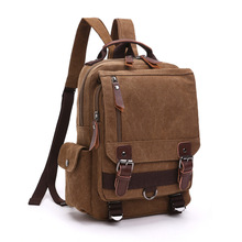 New Fashion Men Backpack Canvas Women ckpacks School Bag Unisex Travel Bags Large Capacity Travel Laptop Backpack Bag 2024 - buy cheap