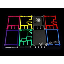 Multi Color Case/Box/Cover for Raspberry Pi 2/3 B Rainbow Case B Allows Working With Raspberry pi LCD and Expansion Board 2024 - buy cheap