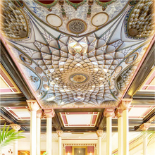 Beibehang-papel pintado personalizado para techo, mural europeo de alta gama, patrón de fantasía, foto de techo, papel tapiz 3d 2024 - compra barato