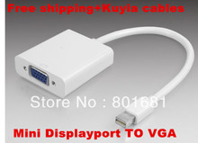 Бесплатная доставка Совершенно новый мини displayport DP папа VGA кабель адаптер конвертер 2024 - купить недорого