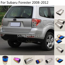 Стайлинг кузова автомобиля крышка глушитель Конец выхлопной трубы Выделите выход выхлопной для Subaru Forester 2008 2009 2010 2011 2012 2024 - купить недорого