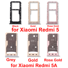 New  for Xiaomi Redmi 5\Redmi 5A 2 SIM Card Tray / Micro SD Card Tray repair parts 2024 - buy cheap