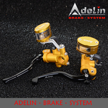Adelin PX-1G 14MM*18MM 15MM*18MM Brake Master Cylinder Universal Motorcycle Hydraulic brake pump For Honda R6 FZ6 GSXR600 Z6 Z80 2024 - buy cheap