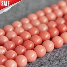 New For Necklace&Bracelet 12mm Natural Pink Chalcedony Beads Loose Beads Round DIY Beads Natural Stone 15inch Jewelry Making 2024 - buy cheap