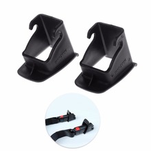 1 Pair Black Car Baby Seat for ISOFIX Latch Belt Connector Guide Groove for Auto Seat Child Safety Seats High Quality C45 2024 - buy cheap