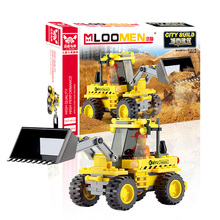 J511 Excavator Block Sets 117pcs Jigsaw DIY Construction Bricks Enlighten Child Educational Toys Brinquedos Kids Gift 2024 - buy cheap