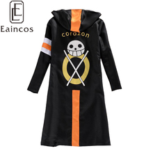 Аниме One Piece 3rd Generation Trafalgar Law Cape Косплей Хэллоуин вечерний костюм плащ с капюшоном халат 2024 - купить недорого