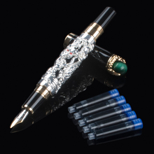 Ручка перьевая в виде дракона, 0,5 мм, металлическая, 1056 2024 - купить недорого