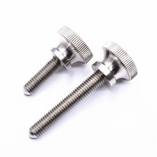 2pcs M3 GB834 304 stainless steel High head knurled screw Slingshot step hand screws 6mm-40mm Length 2024 - buy cheap