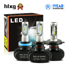 HLXG 2PCS 8000LM 72W H7 LED H1 H4 H11 Car Headlight Bulbs CSP Chips Auto Lampada 9005 HB3 9006 HB4 H9 H8 lights 2024 - buy cheap