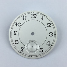 38.9mm white sterial dial silver numbers  fit 6498 movement mens Watch-P09 2024 - buy cheap