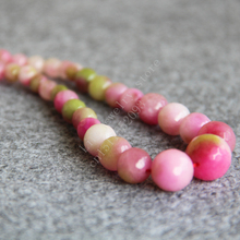 T8281 New 6-14mm Faceted Pink chalcedony beads chalcedony Necklace ,Prevalent Charming fashion Clothes Jewelry 2024 - buy cheap