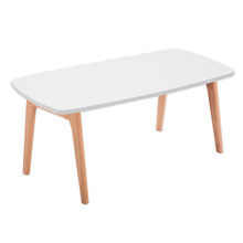 Mesa de centro plegable con patas para sala de estar, mueble rectangular de madera, pequeño, diseño de madera, 2 colores 2024 - compra barato