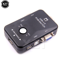 Interruptor KVM con 2 puertos USB 2,0, caja de interruptor VGA SVGA, teclado de ratón, vídeo 1920x1440, gran oferta 2024 - compra barato