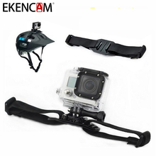 EKENCAM Helmet Strip Camera holder Mount GOPRO Accessories for all GoPro Max Hero 9 8 7 camera and SJCAM Insta360 OneR X2 Camera 2024 - buy cheap