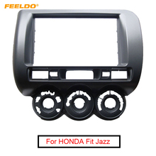 FEELDO Car Audio Fascia Frame For HONDA Fit Jazz (RHD) Stereo 2Din DVD Radio Dash Mount Installation Face Frame Kit #AM3777 2024 - buy cheap