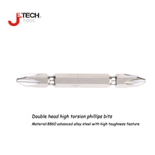 Jetech security tamper proof double end head magnetic impact power insert bit driver phillips #1 #2 #3 high torsion torque 10pcs 2024 - buy cheap