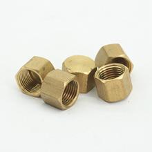 1/8 "BSPP rosca hembra de latón tubo de tapón avellanado hexagonal toma para cabezal de tapa de extremo de accesorios 2024 - compra barato