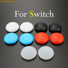 Chenghaoran 2 pçs bonés de manche colorido silicone analógico aperto controlador botão tampa para nintendo switch ns nintend switch 2024 - compre barato