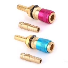 Water Cooled Gas Adapter Quick Connector Fitting For TIG Welding Torch +8mm Plug Hxx 2024 - buy cheap