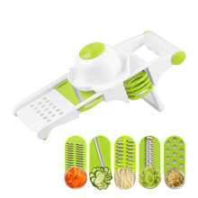 Vegetable Cutter 5 Blades Kitchen Slicer Professional Vegetable Graters with Hand Protector Kitchen Utensils Cooking Accessories 2024 - buy cheap